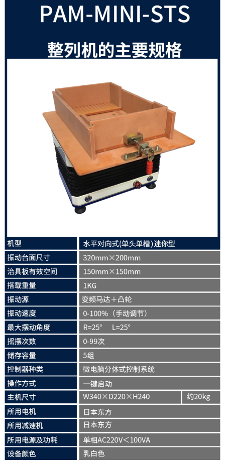 迷你整列机的规格 image